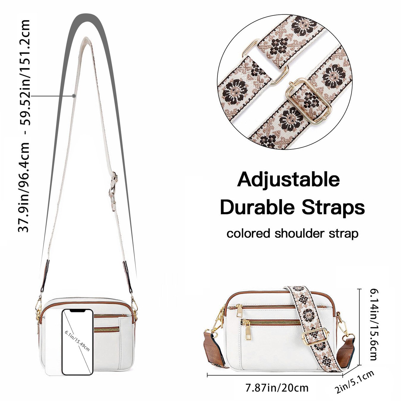 Ruby| Refined Leather Shoulder Bag