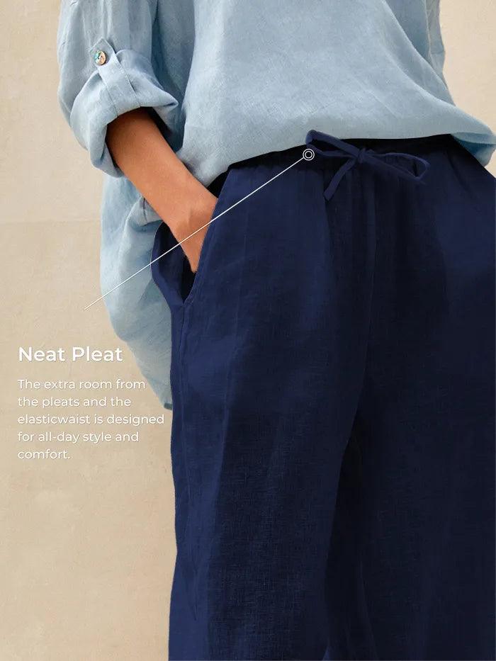 100% Linen Classic Trousers Sydney