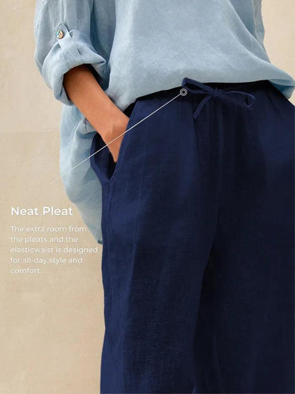 100% Linen Classic Trousers Sydney