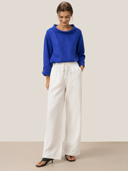 100% Linen Classic Trousers Sydney