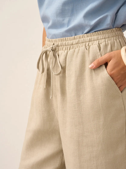 100% Linen Classic Trousers Sydney
