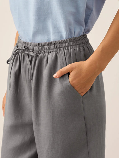 100% Linen Classic Trousers Sydney