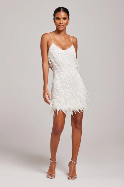 Brielle - Mini feather dress