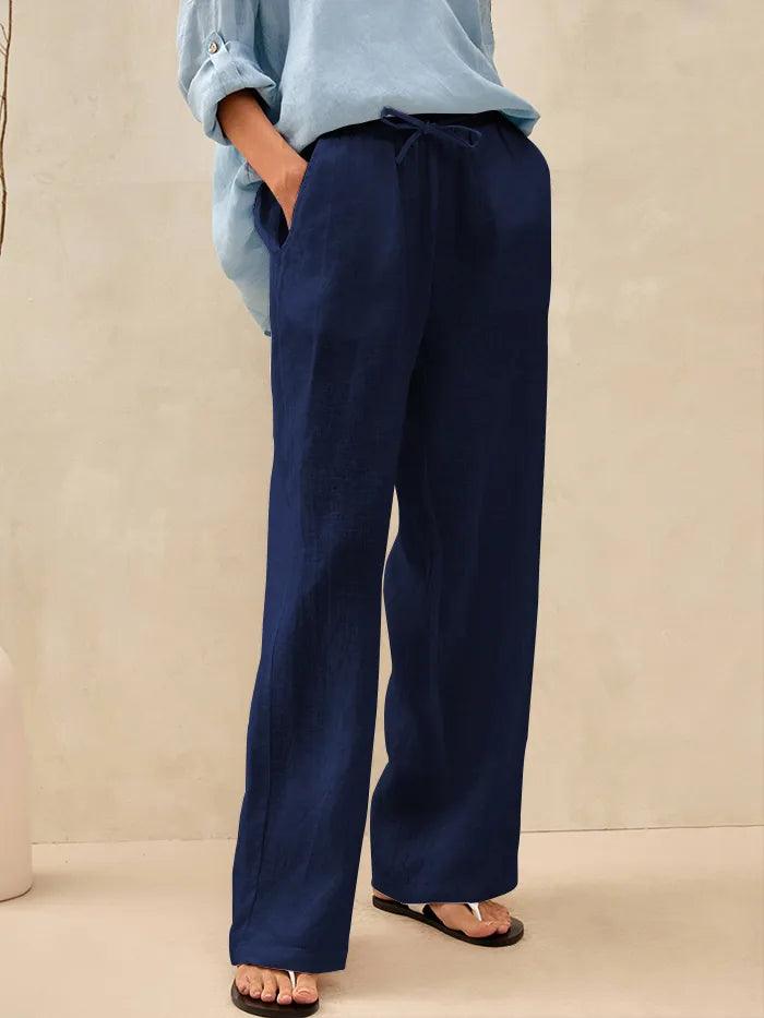 100% Linen Classic Trousers Sydney