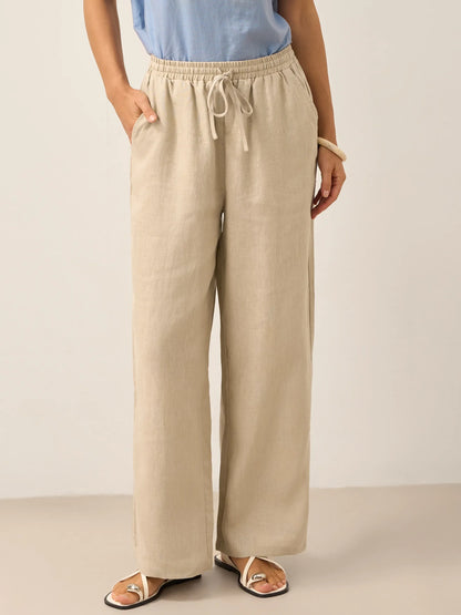 100% Linen Classic Trousers Sydney