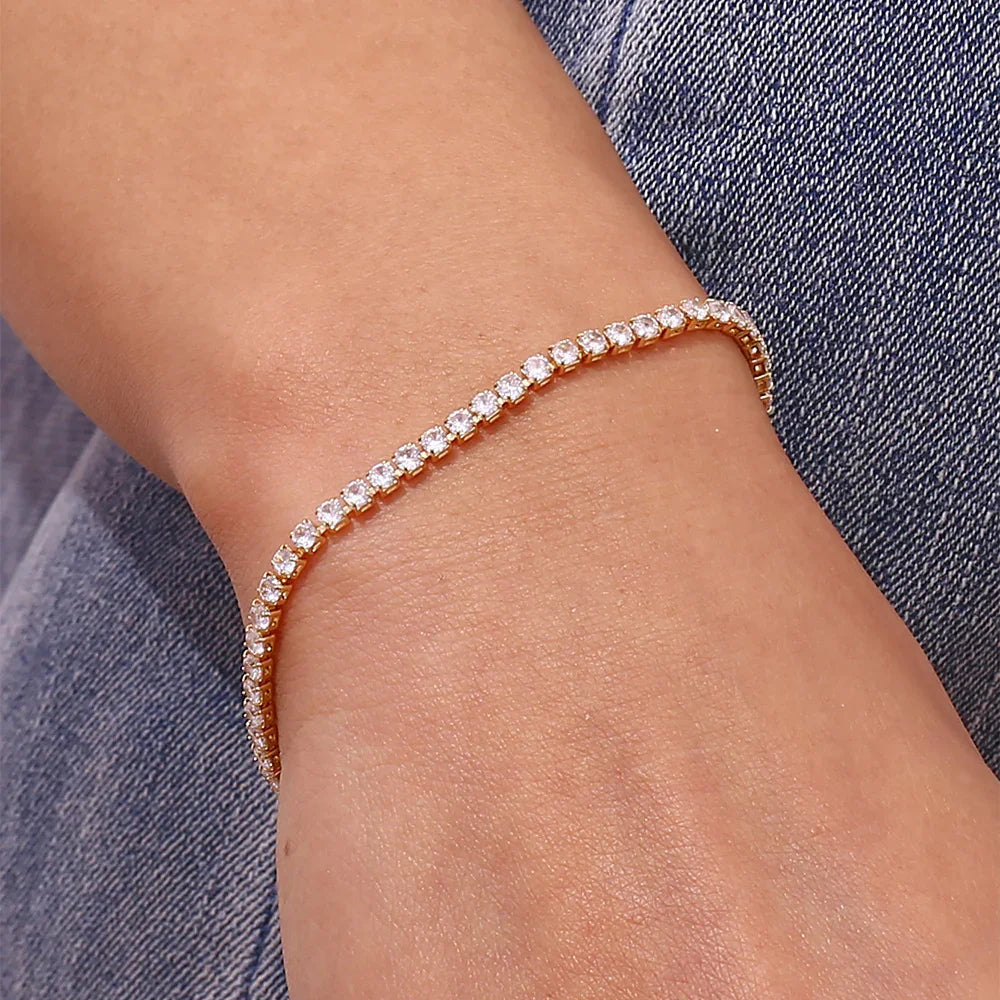 Lillian Diamond Tennis Bracelet