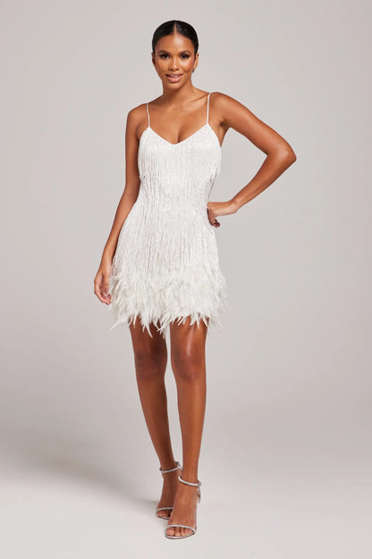 Brielle - Mini feather dress