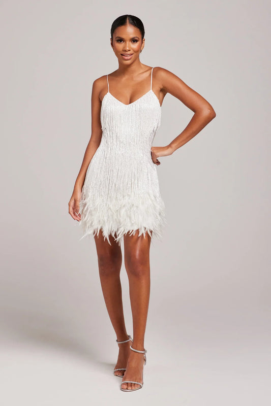 Brielle - Mini feather dress