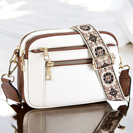 Ruby| Refined Leather Shoulder Bag